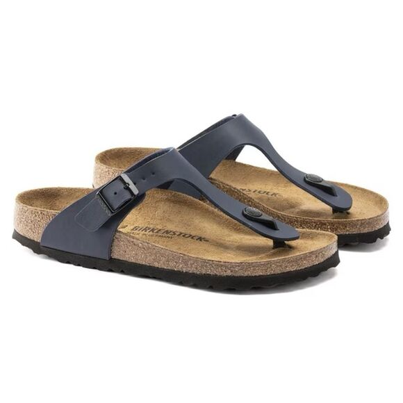 Birkenstock Gizeh Navy Blue Sandals - Picture 4 of 11